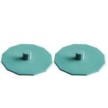 마카롱 실리콘 머그잔 뚜껑 2p, 민트