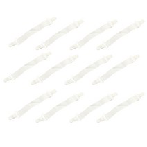 OH JY 침대 시트 밀림방지 고정버클, 화이트, 12개