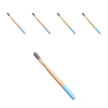 아리아즈 네츄럴 대나무 칫솔 블루, 1개, 5개입