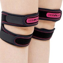 디스크잭 스포츠 페라이트자석 무릎보호대, 1세트