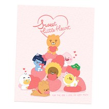 아이러브페인팅 리틀프렌즈 DIY PAINTING 40 x 50 cm, 스위트하트 핑크