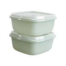 실리콘 용기 밥팩 그린 370ml, 2개, 단품