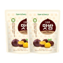 팜투패밀리 그대로 맛밤, 50g, 2개