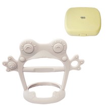 티지엠 손목치발기 + 케이스 세트, 노꼭지, 개구리(발치기), 애쉬베이지(케이스), 1세트