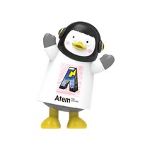 펭수 차량용 송풍구 클립형 방향제 스위트 파우더 블랙펭수, 1개, 1개입