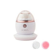 디하우트 피부관리기 진동 클렌저 실리콘 + 인조모 브러시 2종, 혼합색상, DFCB01