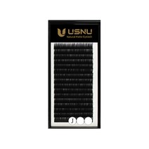 어스엔유 아이래쉬 무광 연장 속눈썹 J컬 일반형 T0.15mm x 11mm, 1개