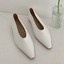 그로잉 스틸레토 플랫슈즈 2cm