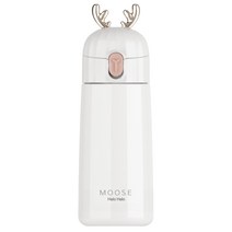 할로할로 무스 보온병, 화이트, 270ml