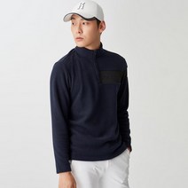 헤지스골프 남성용 플리스 반집업 티셔츠 HUTS1D763