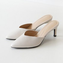 르본디 스틸레토뮬 뮬슬리퍼 뮬힐 7cm