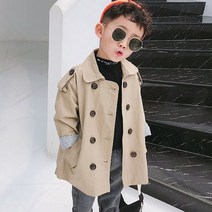 미소파파 아동용 테이크견장 트랜치코트
