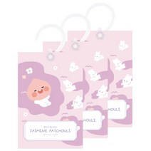 카카오프렌즈 에이프릴샤워 종이 샤쉐 어피치 자스민파츌리, 13g, 3개