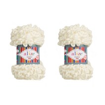 리네아 퍼피파인 핑거니팅 뜨개실 2p, 62 백아이보리, 14m