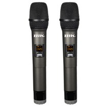 BIK 2채널 무선 핸드 마이크 2p, BIK-PRO50HH
