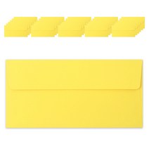컬러 가로형 돈봉투, 옐로우, 100PIECE