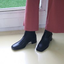 스판 사각코 앵클부츠 5cm fr6143