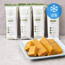 단백질과자점 프로틴 찰바 호박영양떡 (냉동), 75g, 4입