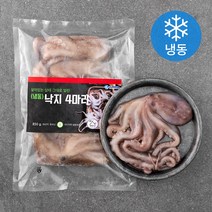 살아있는 상태 그대로 얼린 낙지 (냉동), (4미)850g, 1팩