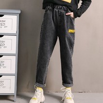 엔젤아이 아동용 포켓캐릭터 기모청바지