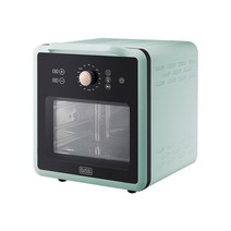 블랙앤데커 스테인레스304 대용량 오븐 에어프라이어 18L + 6종 조리도구 세트, BXEO2103-A, 아쿠아 스카이