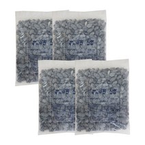 미미네스톤 흑자갈 20mm 3kg, 블랙, 4개