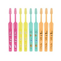 칫솔공장 엄마이거사줘 주니어칫솔 9p 세트, 플라밍고, 토끼, 몬스터, 강아지, 1세트