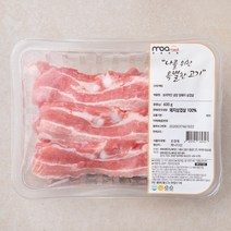 모아미트 캐나다산 보리먹인 암퇘지 삼겹살 구이용 (냉장), 600g, 1개
