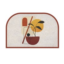 거실인테리어 입구도어 흙발매트 카페트 가로형, 숲속의 대나무