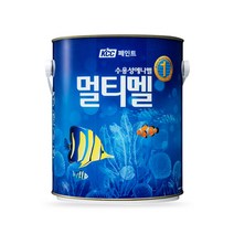 KCC 숲으로 홈앤멀티멜 반광 4L, 흑색