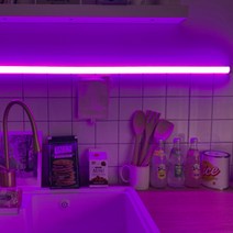 셀프미 LED 네온바 조명 T8 2p 세트, 퍼플