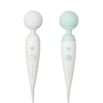 이데컴퍼니 마카롱 봉봉 핸디 마사지기 2종 세트, 화이트, 민트