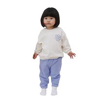 베베나인 아동용 스마일플라워 상하복 세트