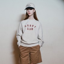 논기모VER HOBBYCLUB 래글런 스웨트셔츠
