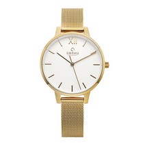 오바쿠 여성용 LIV 쿼츠 메탈시계 30.8mm V209LXGIMG