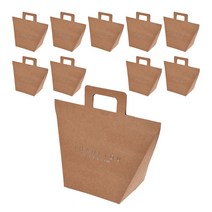 더깔끔 반달 선물상자, 브라운, 10개