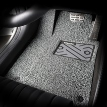 만도 컬러풀 와이드 볼륨쿠션 코일 카매트 1열+2열, 그레이, BMW 미니 쿠퍼 / 쿠퍼S F54 / F55 2014년 4월~