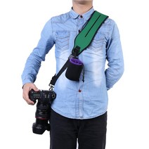 BandsTrip DSLR 카메라 숄더 스트랩, 1개, NS-05(그린)