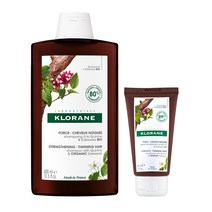 클로란 퀴닌 에델바이스 샴푸 허브앤우디향 400ml + 컨디셔너 50ml 세트, 1세트
