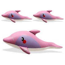 4D 입체 돌고래, 핑크, 3개