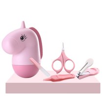 유니콘 동물 캐릭터 손톱깎이 세트, 핑크, 1세트