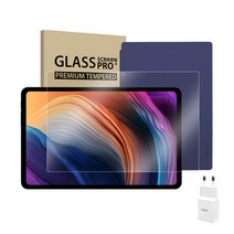 태클라스트 T40 PRO PD 고속충전 고성능 옥타코어 LTE 태블릿PC + PD충전기 + 강화패키지, 그레이(태블릿PC), 블루(강화패키지), 128GB