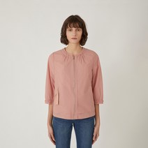 올리비아로렌 여성용 프릴 라운드넥 집업점퍼 VOCCLYM4421