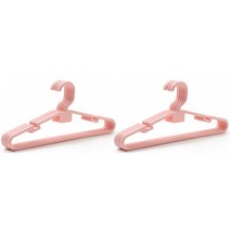 마켓A 미끄럼방지 파스텔 옷걸이, 10개, 핑크