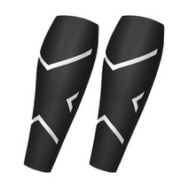 예스몰 슬리브 축구 종아리 보호대 2p, 블랙