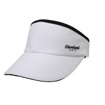 클리브랜드 여성용 뒷면밴드형 썬캡 바이저 CGWCP227110, 화이트