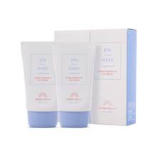 플루 데일리 라이트 워터풀 선크림 SPF50+ PA++++, 50g, 2개