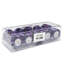 후니갬블 프리미엄 몬테카를로 포커칩 100p + 아크릴케이스 세트, 숫자500