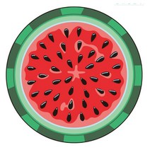 이자벨홈 유니크 바닷가 비치타월 돗자리, 수박2, 1개