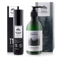 맨허스트 쉐이빙 젤 300g + 세이프 블레이드 클리너 100ml 세트, 1세트